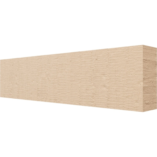 Ekena Millwork 4in. W x 8in. H x 32in. L Block Woodgrain TimberThane Rafter Tail, Primed Tan RFTUR04X08X32BLKRCPR - main
